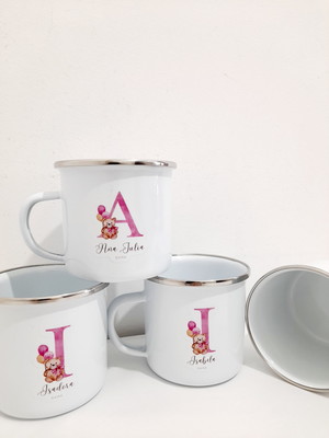 Caneca inox 370ml personalizada como desejar