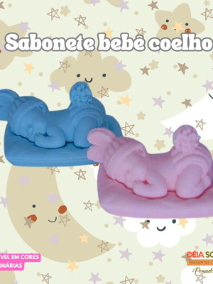 Sabonete bebê coelho