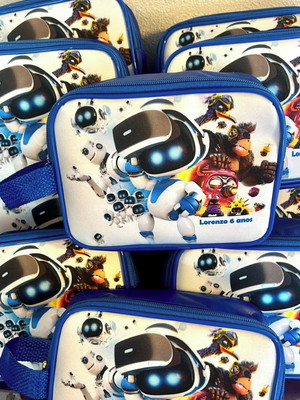 Necesserie astro bot lembrancinha de festa