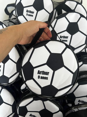 Necessarie bola futebol transparente infantil