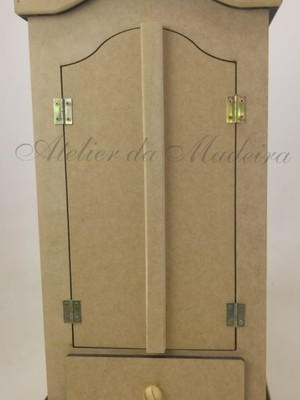 Capela porta com gaveta para santos 50cm