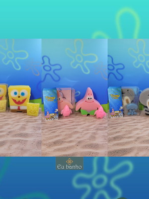 Kit esponja e sabonete bob esponja lembrancinha 0504