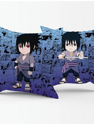 Almofada naruto sasuke chibi