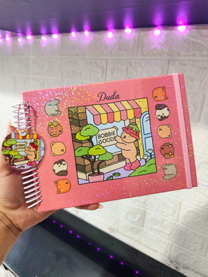Bobbie goods livro colorir holográfico com elástico