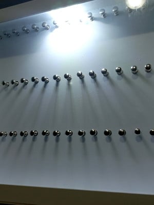 Quadro porta chaveiros - tamanho grande - com luz de led