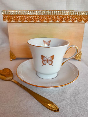 Xícara de café com cxa mdf decorada
