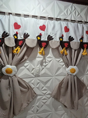 Cortina para cozinha