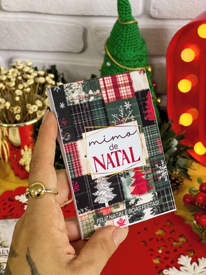 Bloquinho personalizado natal 14x9 cm
