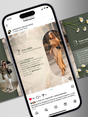 Carrossel instagram 5 posts