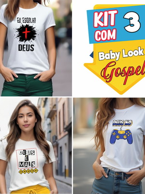 Camiseta personalizada feminina evangélica gospel