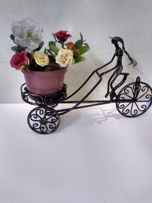 Porta vaso artesanal decorativo triciclo