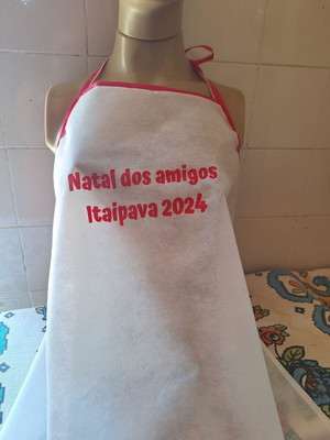 Avental tnt personalizado adulto