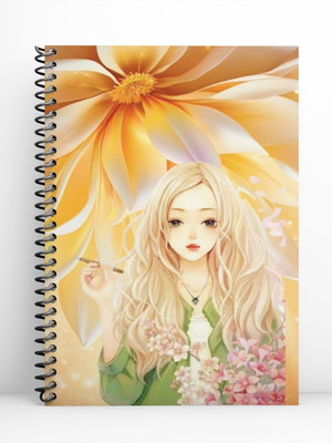 Caderno espiral 100 fls meninas brilhantes