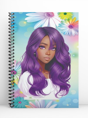 Caderno espiral 100 fls meninas brilhantes