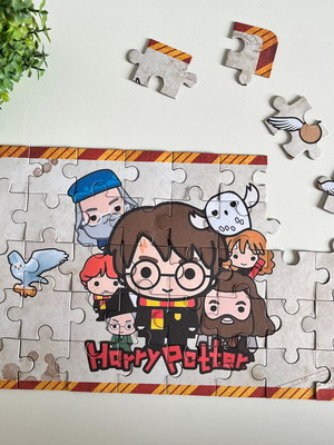 Quebra cabeça lembrancinha harry potter