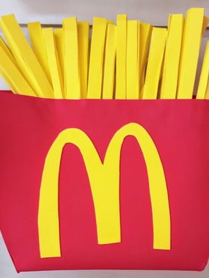 Mochila maluca batata mc donald