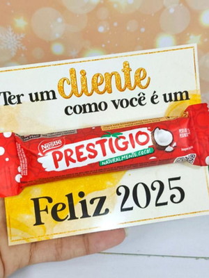 Mimo feliz 2025 + chocolate prestígio