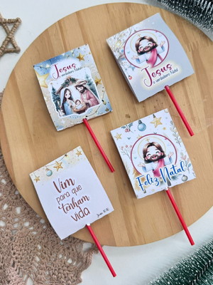 Pirulito personalizado natal