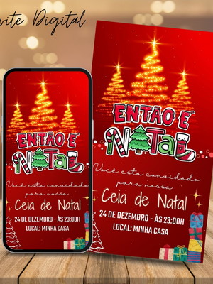 Convite digital - festa de natal m1
