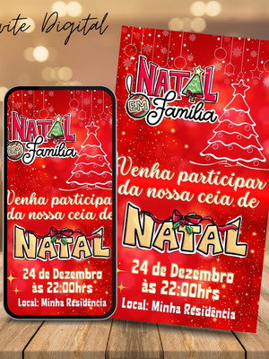Convite digital - festa de natal m2