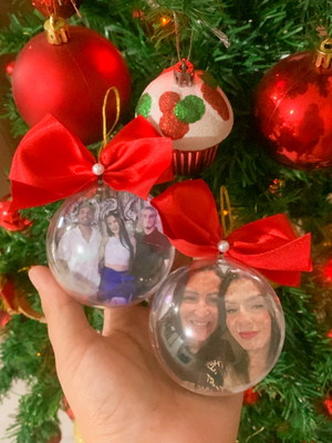 Bolinha de natal personalizada