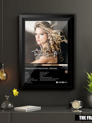 Quadro a4 spotify fearless (international version) taylor s.