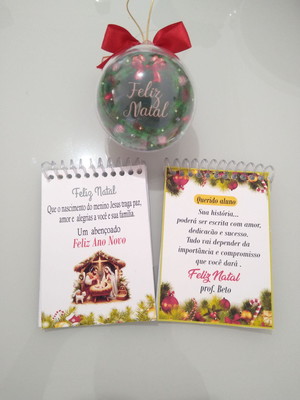 Bloquinho personalizado natal / ano novo
