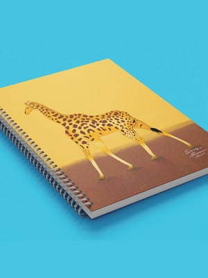Caderno universitário 80 fls. girafa