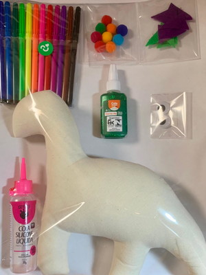 Kit criativo: crie um dinossauro!
