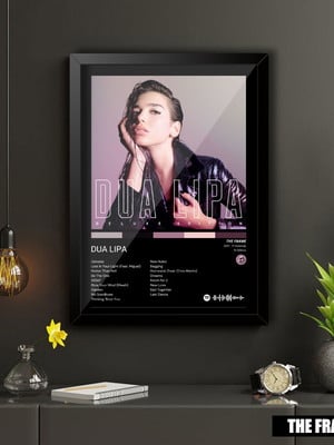 Quadro a4 spotify dua lipa album dua lipa
