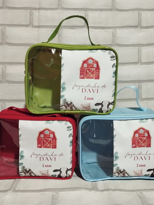 Bolsinha personalizada com visor
