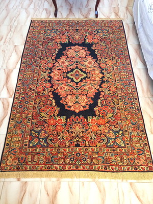 Antigo tapete persa mahal - raridade - 2,05 x 1,30 - irã