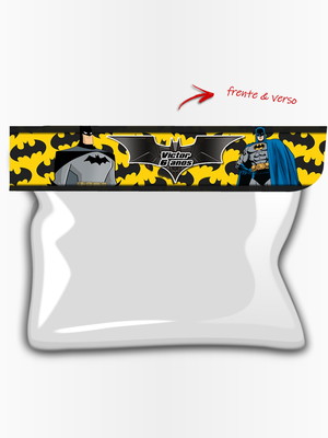 12 lapela com saquinho batman