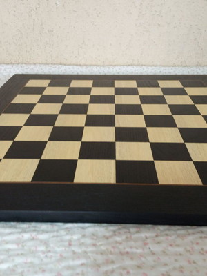Tabuleiro de xadrez black wood grande
