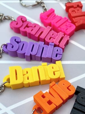 Chaveiro personalizado com nome