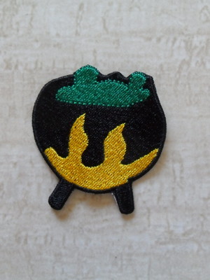 Patch bordado termocolante caldeirão ii