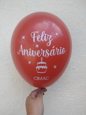 Bexigas personalizadas logo da sua empresa