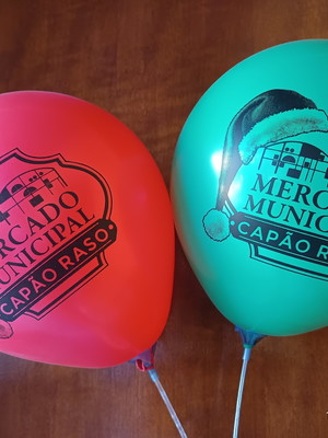 Bexigas personalizadas logomarca (com varetas)