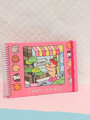 Livro de colorir bobbie goods 50 desenhos capa dura