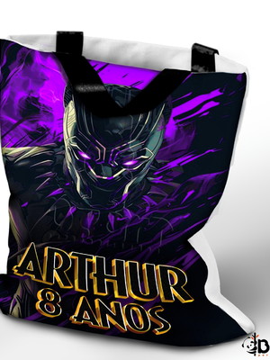 Sacolas personalizadas pantera negra