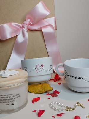 Kit personalizado convite padrinhos