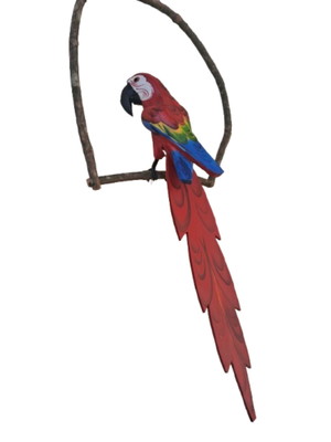 Arara de madeira grande