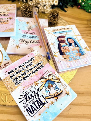 Bloquinho personalizado 14x9 natal