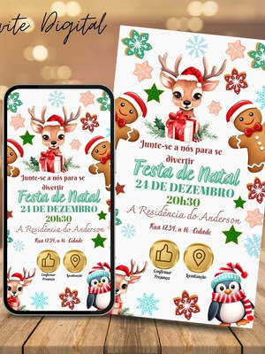 Convite digital e interativo - festa de natal m4