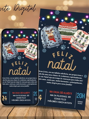 Convite digital - festa de natal m6