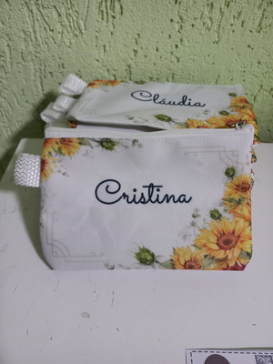 Necessaire personalizada - lembrancinhas de natal.