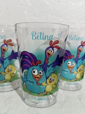 Copo 300 ml sem tampa galinha pintadinha