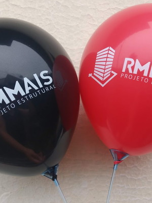 Bexigas personalizadas com logomarca