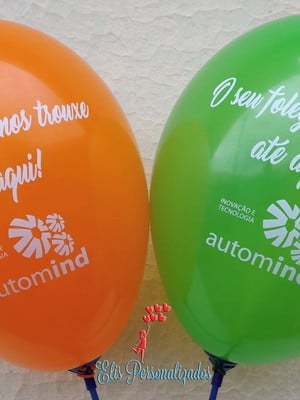 Bexigas balões personalizados com logomarca
