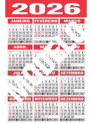 Arquivo digital calendário 2026 editável em corel md 01